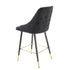 Native Home Lifestyle Chesterfield Black Kitchen Bar Stools (Set Of 2)
